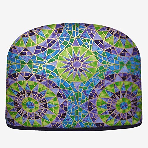 Tea Cosy Purple Moon Mosaic Tea Cozy Double Insulated Tea Cozy Blue Moon Tea Cozy N2