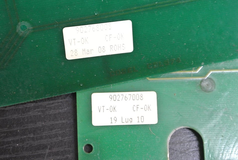 Faema E92 Elite A/4 Espresso Machine Replacement Part - Front Panel Light Board and Button Boards - All 5 Pieces... N2