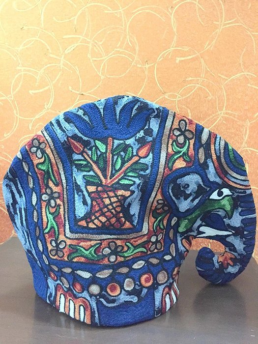 Elephant Quilted Tea Cozy/Embroidered French press cosy/Teapot/cafeti&egrave;re/coffee plunger/kettle/percolator/server... N13
