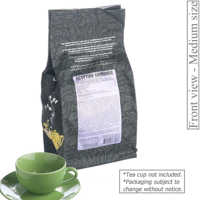 Metropolitan Tea 200 Count Pyramid Shaped Teabags, Egyptian Camomile N2