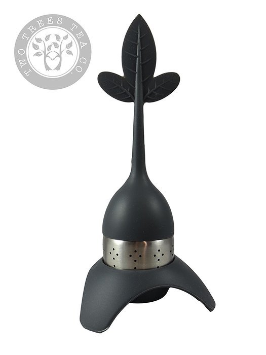 Two Trees Co. Best Tea Infuser - Stylish Loose Leaf Strainer Filter - Durable Silicone and Stainless Steel - Drip... N9