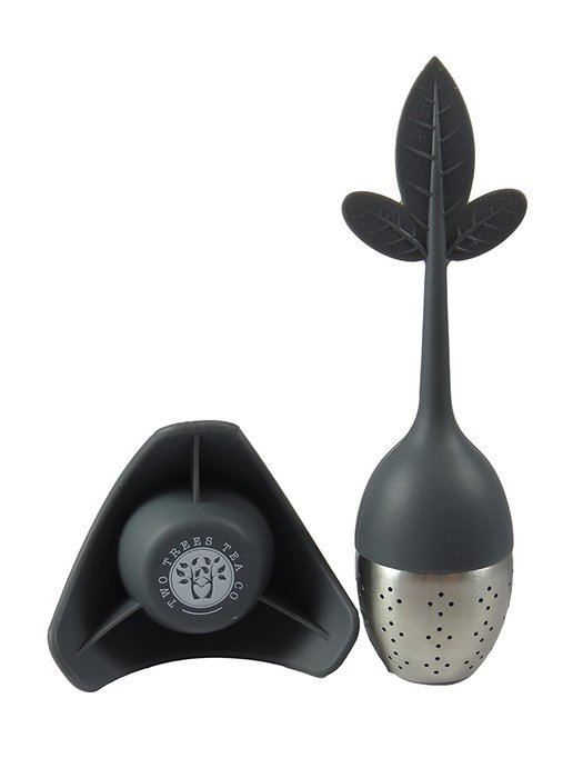 Two Trees Co. Best Tea Infuser - Stylish Loose Leaf Strainer Filter - Durable Silicone and Stainless Steel - Drip... N10