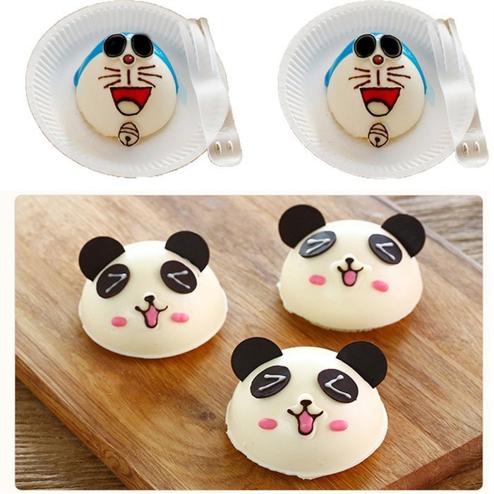 TANGCHU Silicone Muffin Tray Candy Cupcake Jelly Mold 6 Rounds Unit Size: 2.68inch In Diameter;1.37inch In Depth... N5
