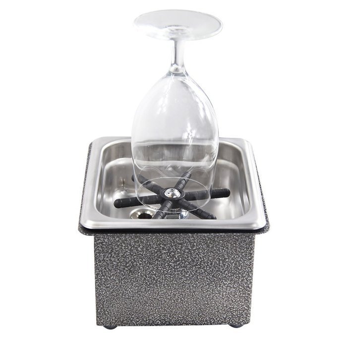 YBB Portable Steaming Pitcher Rinser Sink Glass Rinser For Bar Coffee Shop N5