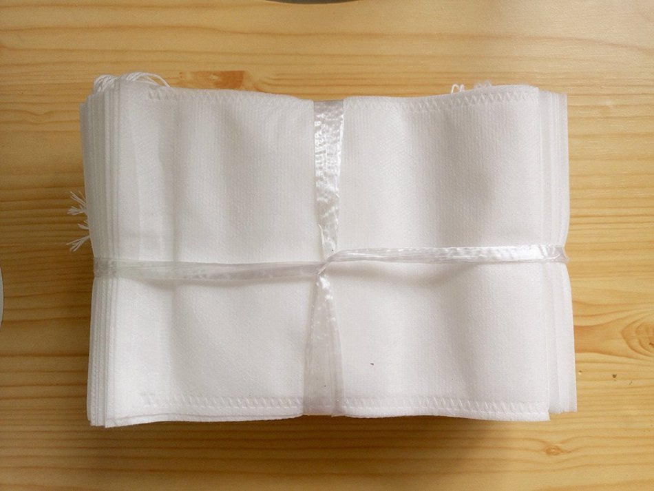Lucklovely Empty Tea Filter Bags Disposable Tea Infuser with String 68cm for Loose Tea 100Pcs