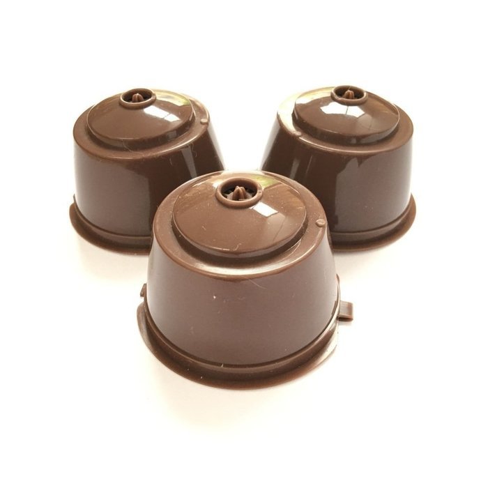 3pcs/pack Plastic Refillable Reusable Coffee Capsule Compatible with Dolce Gusto Machine Compatible with Mini... N3