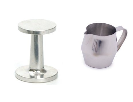 RSVP Tamper and Endurance Espresso 10oz Stainless Steel Frothing Steaming Pitcher