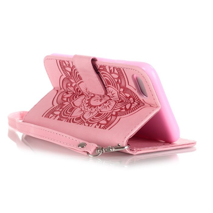 iPhone 7 Case, PHEZEN Dream Catcher Design Bling Diamond PU Leather Wallet Case [Magnetic Closure] [Credit Card... N37
