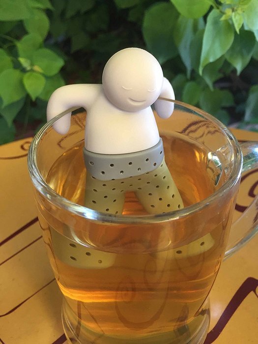 The Adorable Loose Leaf Silicone Tea Infuser Set of 5 by SunKewl with Gift Box N8