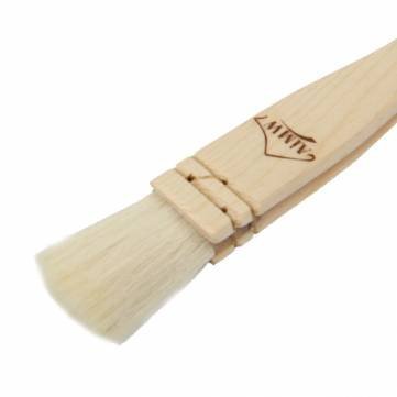 UR Bakeware Baking BBQ Wool Brush Wooden Handle Cake Bread Barbecue Oil Butter Wool Brush Tools N5