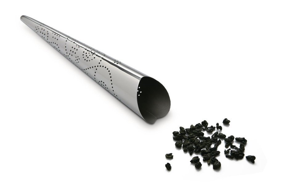 Alessi MMI25 "You" Tea infuser in 18/10 Stainless Steel Mirror Polished, Silver N2