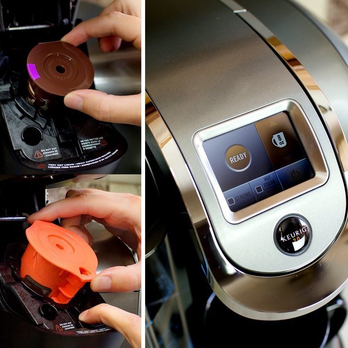 Morning Wood Coffee: K Carafe Reusable Filter and Reusable K Cup Filter Combo Pack: Compatible with all K Cup... N8