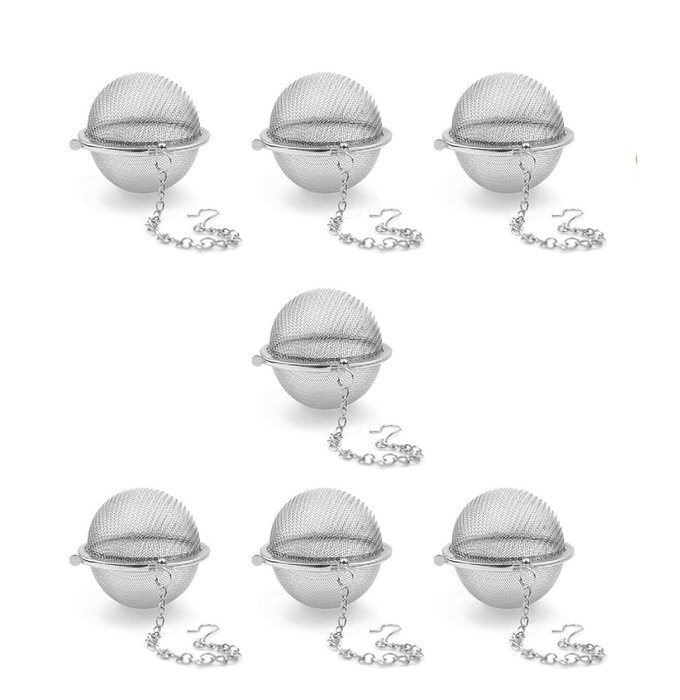 Freedi Stainless Steel Mesh Tea Ball Strainer Tea Infuser Tea Filter 4pcs N3