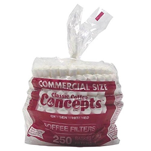 Classic Concepts CF12FP 12 Cup Paper Coffee Filter, 250 ct., Commercial