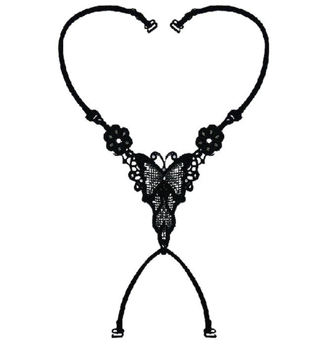 PHOTNO Smart Women New Underwear Cross Back Butterfly Bra Shoulder Strap N6