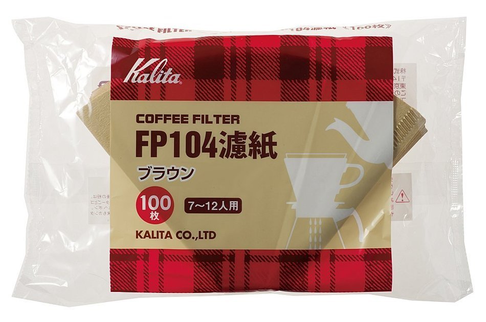 Brown 2 bag set # 17031 [7-12] 100 people for pieces Kalita filter paper coffee filter FP104 by Kalita (Carita)
