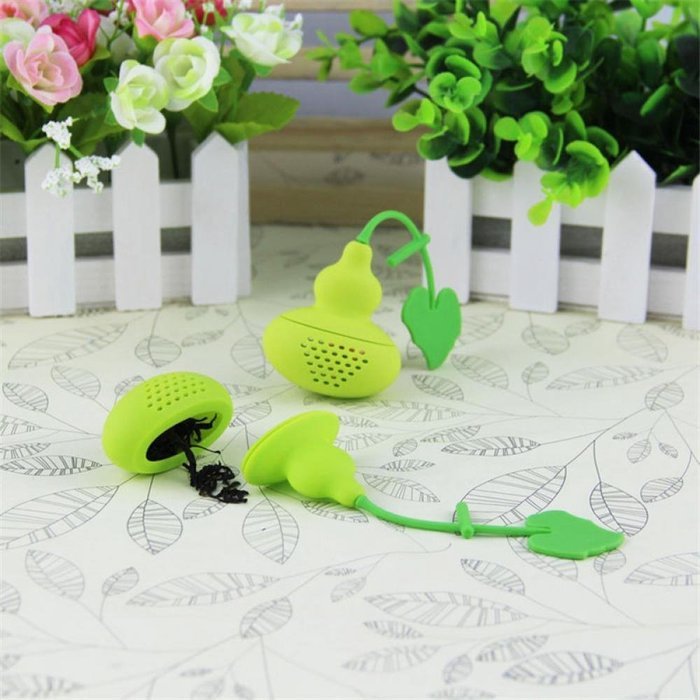 MAXGOODS Fine Silicone Calabash Strainer Infuser Tea Filter 3-Pack