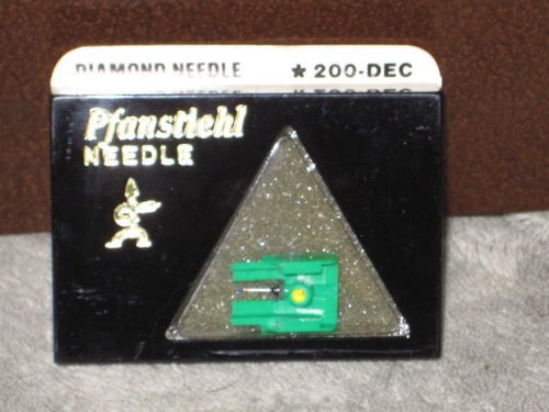 Pfanstiehl 200-DEC Diamond Phonograph Record Player Needle - Audio Technica ATS-11E, AT-11E