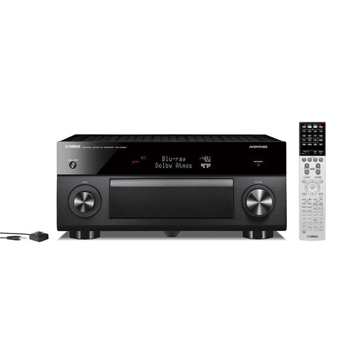 Yamaha RX-A3060 AVENTAGE 11.2 Channel Network A/V Receiver with Klipsch Atmos 5.1.4 Home Theater System (Black) N3