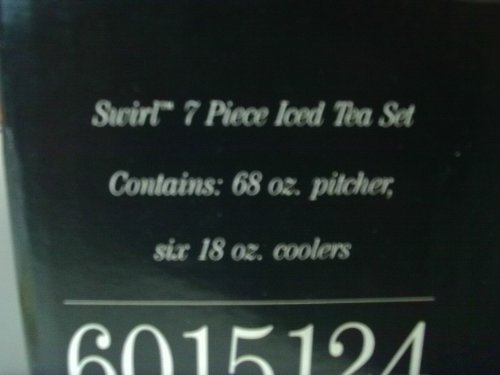 Swirl 7 Pc. Iced Tea Set N2