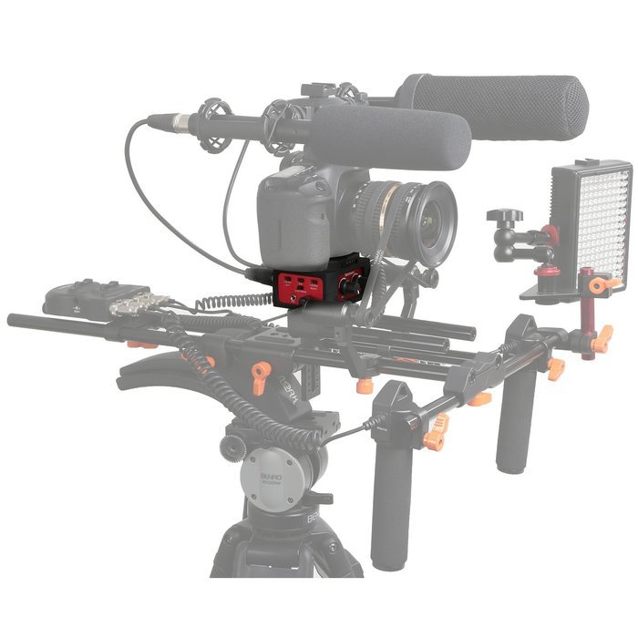 Saramonic SR-AX101 2-Channel Audio Adapter with XLR & 3.5mm Inteface for Canon Panasonic DSLR Cameras Camcorders N2