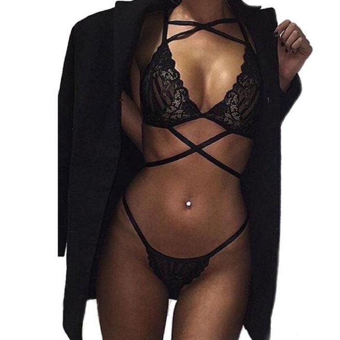Underwear sets ，Beautyvan Comfortable Fashion Women Translucent Underwear Sheer Lace Frenum Strap Lingerie Bra... N3