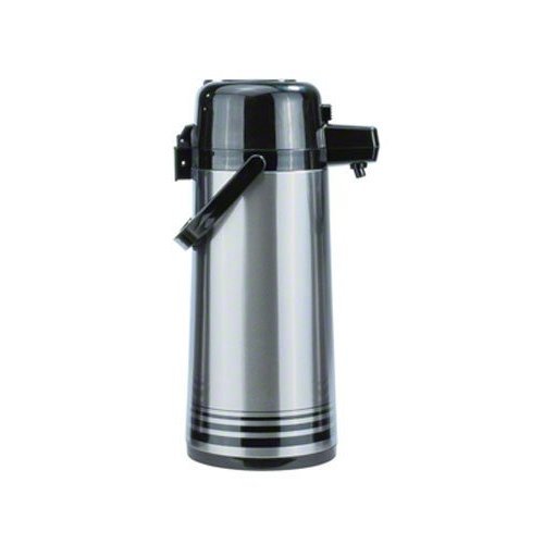 Update International (NPD-25-BK/SF) 2.5 L Stainless Steel Button-Top Air Pot N2