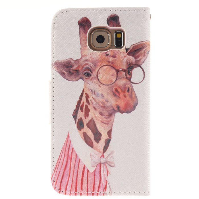 S6 Case, DRUnKQUEEn&reg; PU Leather Credit Card Holder Case Stand Feature Wallet Type Flip Folio Cover - for G920... N5