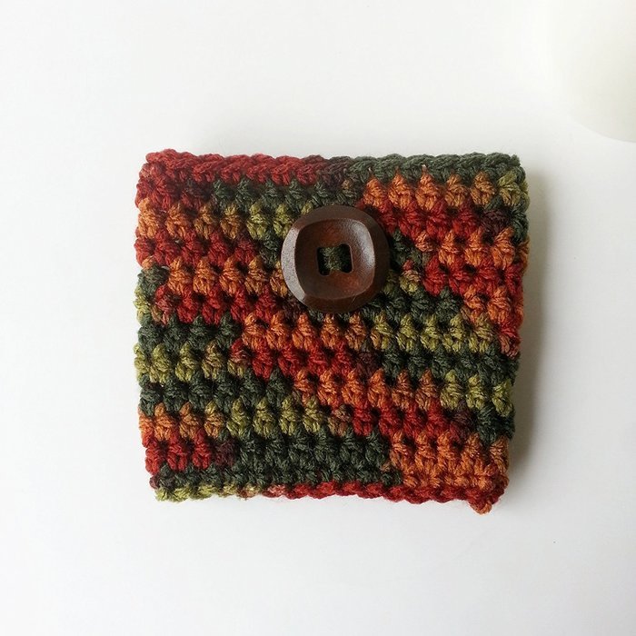 Fall Crochet Travel Mug Sleeve Coffee Sleeve N2