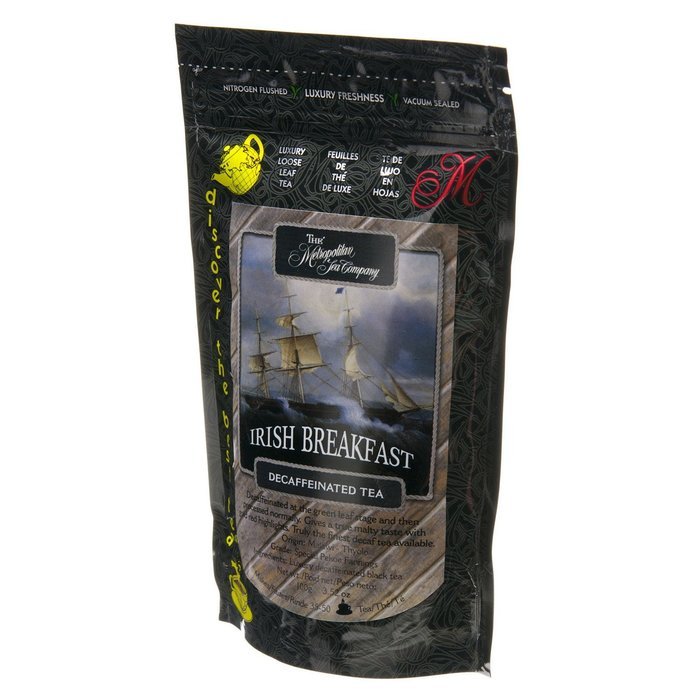 Metropolitan Tea Discovery Loose Tea Pack, Decaffeinated Irish Breakfast Decaffeinated, 100gm N3