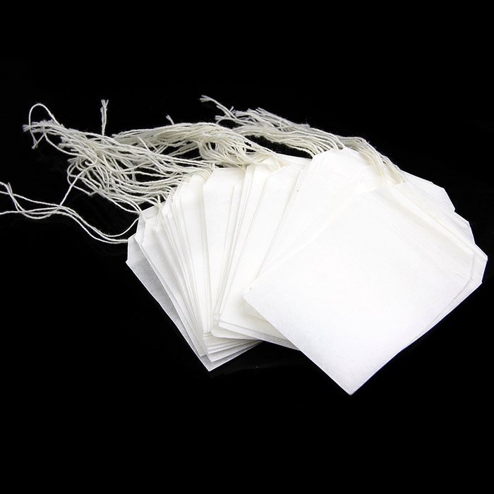 Estone&reg; New 50/100/200Pcs Empty Teabags String Heat Seal Filter Paper Herb Loose Tea Bag (100pcs) N5