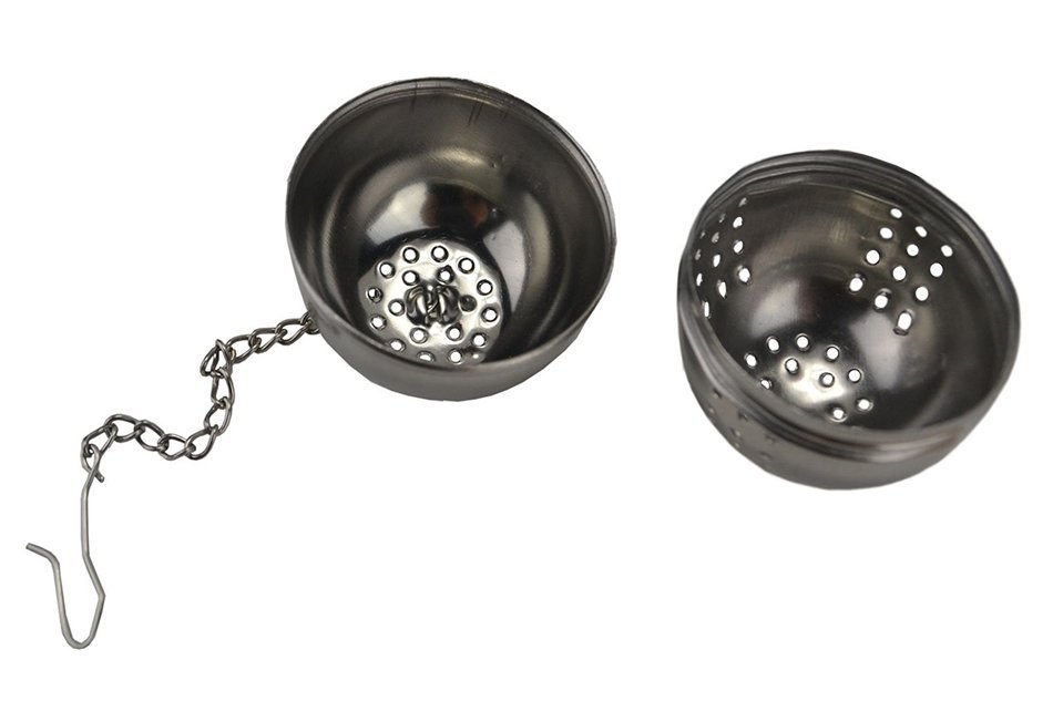 2pcs Stainless Steel Tea Strainer Mesh Tea Ball TF05 (2) N4