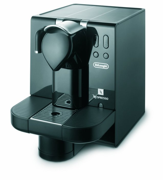 DeLonghi EN670.B Nespresso Lattissima Single-Serve Espresso Maker, Black N3