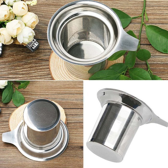 PYD Mesh Stainless Steel Tea Infuser Reusable Strainer Loose Tea Leaf Spice Filter N2