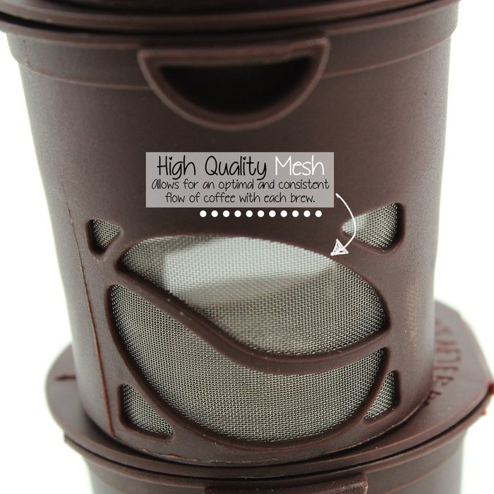 Refillable Single Cup Reusable Filter Pack of 3 N5