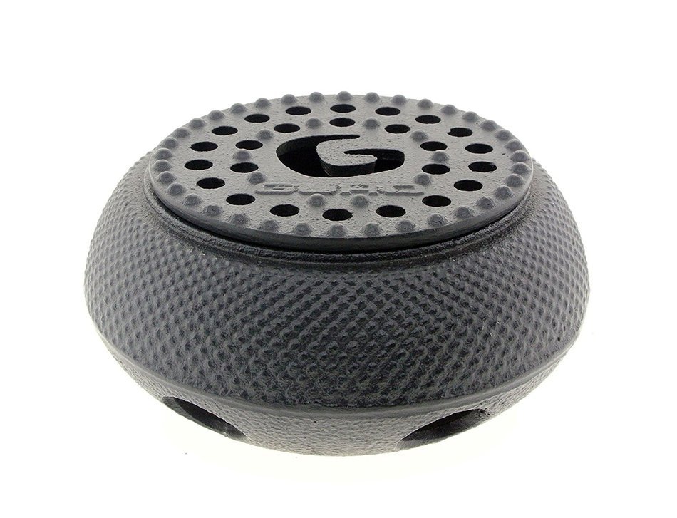GURO Cast Iron Teapot Warmer, Black N3