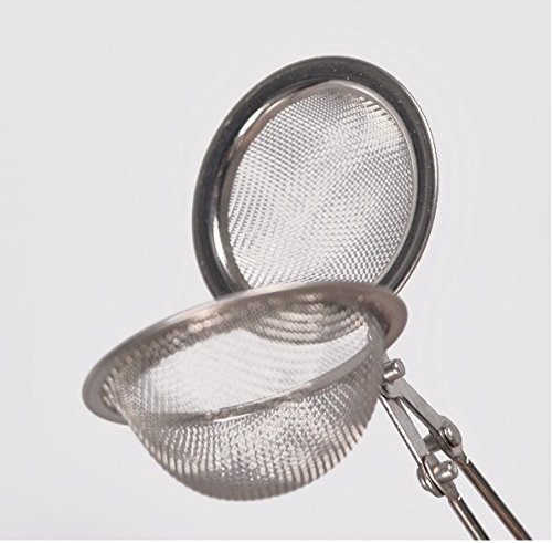 Stainless Steel Herb or Tea Leaf Mesh Ball Spoon Infuser Strainer Filter N4