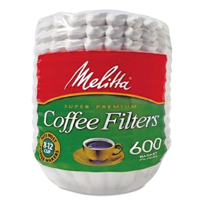 Melitta 631132 Basket Style Coffee Filters, Paper, 8 to 12 Cups (Pack of 7200)