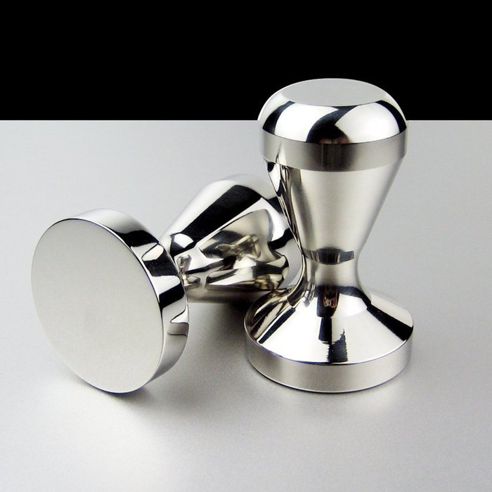 SIO 51mm Stainless Steel Professional Barista Espresso Coffee Tamper Machine Coffee Bean Press Flat Base Tool N4