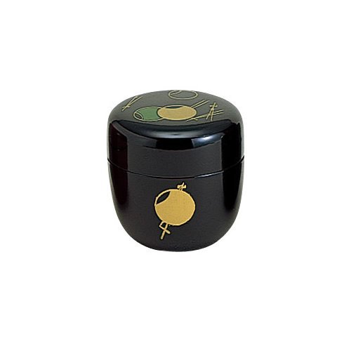 Tokyo Matcha Selection - Natsume Tea Caddy : Japanese Family Crests Design 3 Color [Standard ship by SAL with... N3