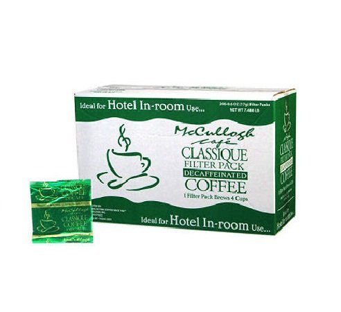 In-Room Preportioned Filter Coffee-Decaf-200 pk. by McCullagh