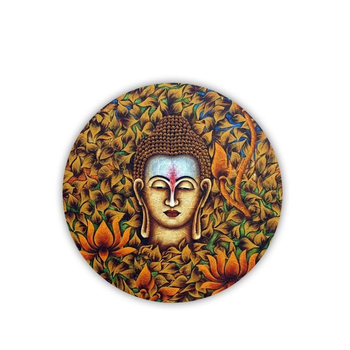Generic Cup Coaster Quality Print Buddha Made By Mdf N5