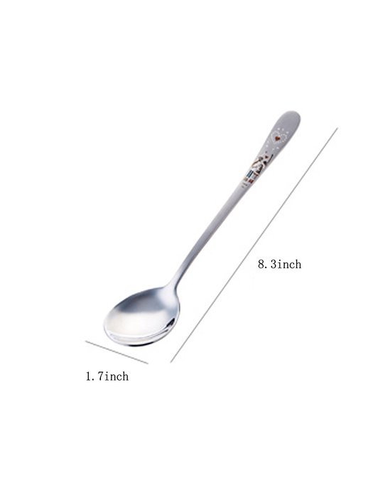WJL Stainless Steel Espresso Paddle Spoons, Stylish design, especially for young people,couple spoon(2 set) N4