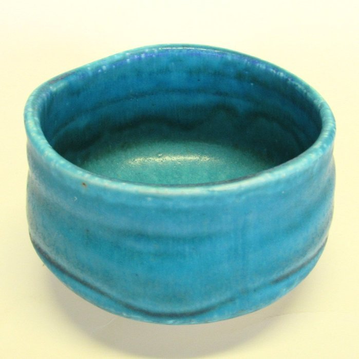 Japanese Chawan Matcha Bowl Snow Scene Minoyaki N4