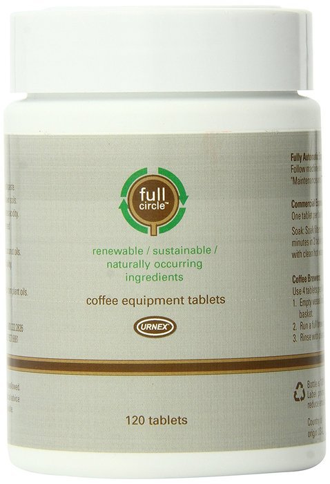 Urnex Full Circle Coffee Equipment Cleaning Tablets N2