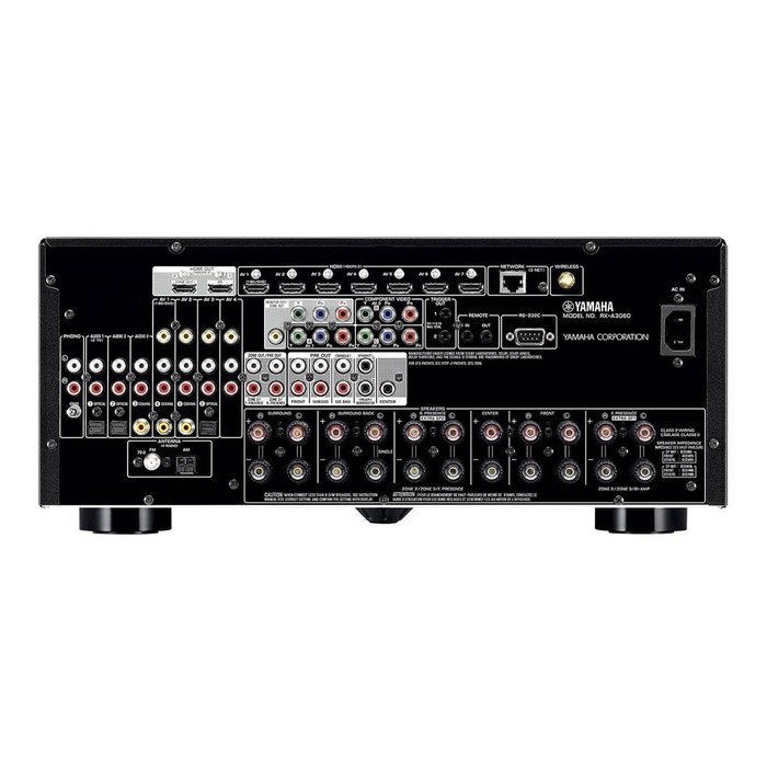 Yamaha RX-A3060 AVENTAGE 11.2 Channel Network A/V Receiver with Klipsch Atmos 5.1.4 Home Theater System (Black) N4