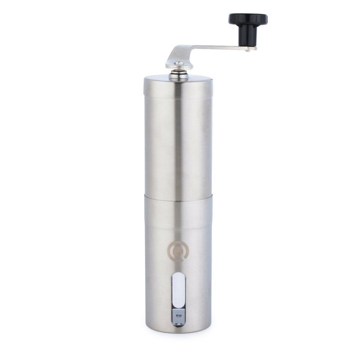 QHP Best Manual Coffee Grinder Stainless Steel Body Stylish Design User-friendly and Rugged Includes Black Brush... N4