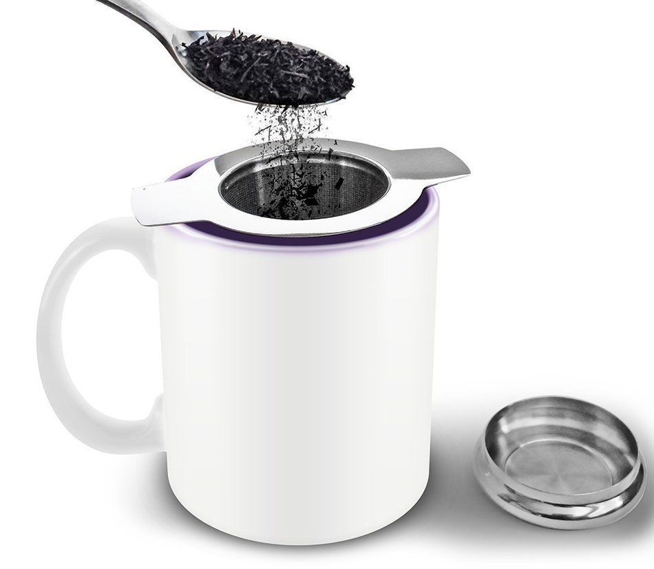 Teablee Tea Infuser Loose Leaf Tea Strainer 304 Stainless Steel Extra-Fine Mesh with Lid - Best for Fine Loose... N5