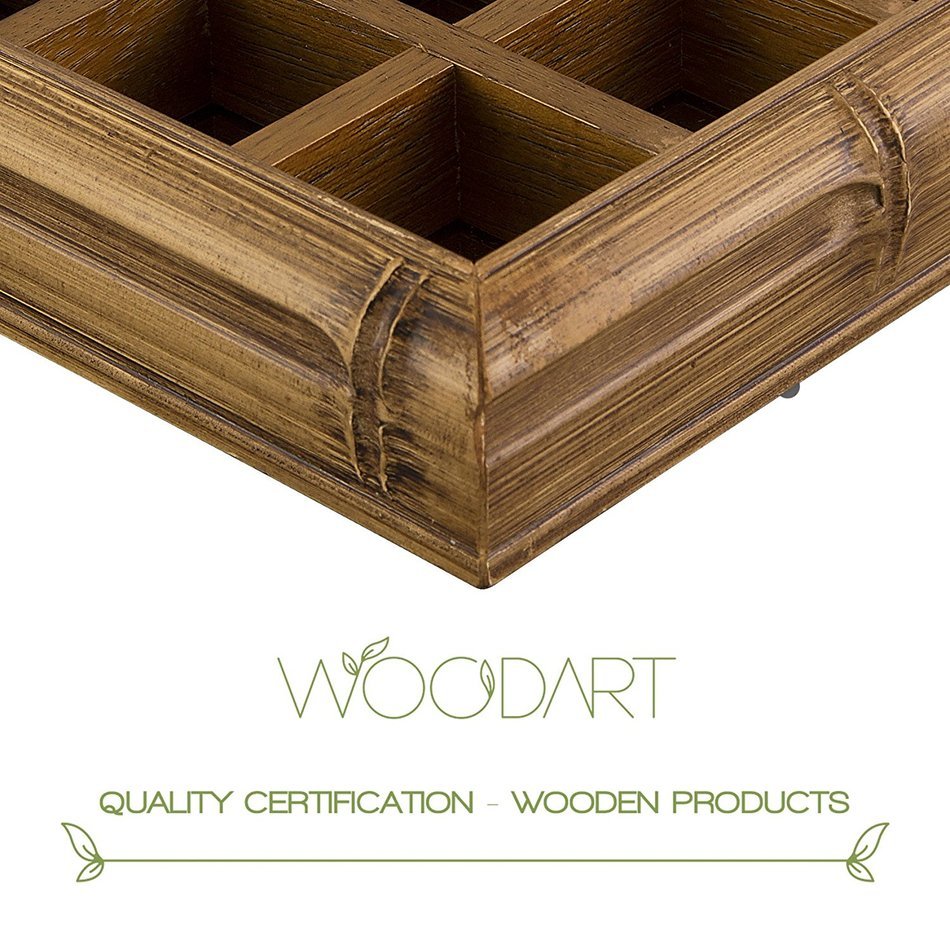 WOODART Wooden Capsule Storage - Single serve coffee pod holder, keurig K-Cup/ Verismo/ Dolce Gusto - Sleek and... N16