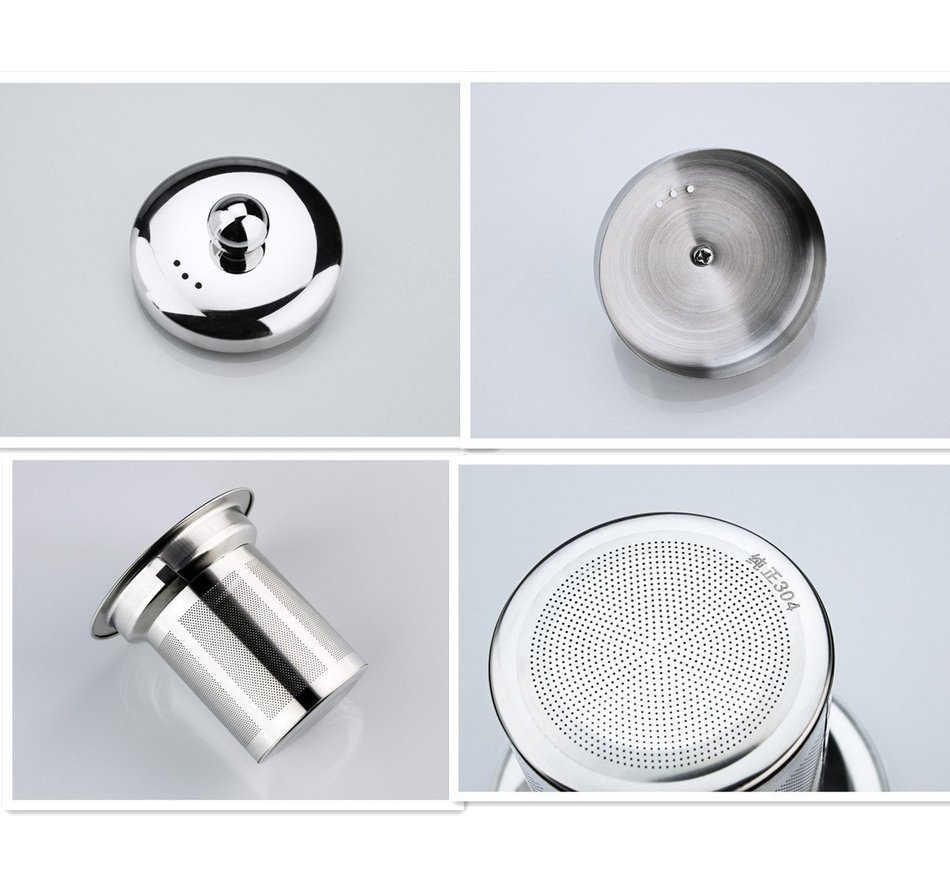 Glass Teapot with Stainless Steel Infuser and Lid,26oz/750ml Borosilicate Ultralight High Heat Resistance Teapots... N7